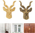 Zeizafa Unique Drawer Pulls Brass Dressers Knob Cupboard Handle Modern Furniture Handle Goat Shape Bedside Cabinet Pull