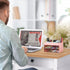 LETURE Desk Organizer with Drawer, Office Desktop Accessories Stationary Caddy for Pen, Pencil, Business Card & Sticky