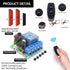DieseRC 433Mhz Universal Wireless Remote Control Switch, DC 12V 1CH RF Relay Receiver Module with 5 Transmitters