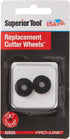 Replacement Cutter Wheels, Superior Tool 42525, Mini Tube Cutting, Cu, Al, Steel, Black