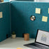 MSHHDK 4 360 2" Pcs Office Cubicle Mirrors Adjustable Monitor Mirror Swivel Stick-On See-Behind Mirrors Wide Angle