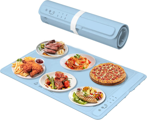 Ruyyi Fast Heating Warming Mat for Food with 3 Temperature and 4 Timer