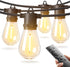 25FT Bulbs, Commercial addlon LED Outdoor String Lights with Edison Shatterproof Heavy-Duty and Weatherproof Strand