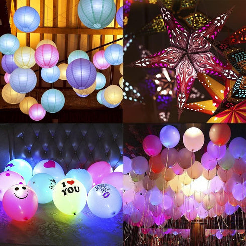 36 Hours(Pack 12,Warm Paper Lantern Lights Battery Operated Hanging LED Lights Super Bright Easy Use Decorative