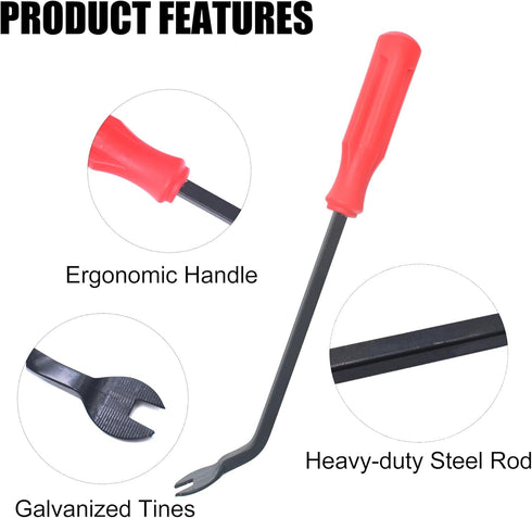 Upholstery Staple Remover Tool, Heavy Duty Tack Lifter for Removing Staples from Furniture, Canvas, Carton