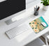 knseva Sea Turtles on The Beach Painting Mouse Pad, Starfish Shell Blue Ocean Art Mat for Desk