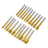 20pcs Rotary Bits Burr Set with 1/8 inch Shank for DIY Woodworking, Carving, and Drilling