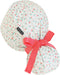 Scrub Caps Women Ponytail Light Beige Cherry Double-Sided Printed Surgical Hat with