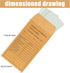Church Supplies Kraft Offering Tithe Envelopes for Religious Church, 500 Pieces