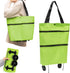CATPAN Foldable Shopping Cart with Wheels:Portable Shopping Bag with Wheels,Grocery Cart on Wheels