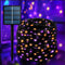 Selarlyt 200LED Solar Halloween Lights78FT Orange& Purple String LightsSolar Fairy Lights with 8