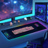 ToLuLu Wireless Charging RGB Gaming Mouse Pad, 15W LED Mouse Mat with 30W Charger, Large Mousepad with Wrist Support,
