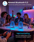 3D 7 Aiscool Night Light Bluetooth Speaker, Glass Fireworks Lamp with Touch Control, Colors & Gradient Mode