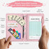 YeeCASE Pink Server Book, Fits Waitress Server Apron, Receipt Holder, Guest Book Perfectly,Waitress Server Accessories