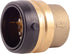 SharkBite Push to Connect Brass Plumbing Fitting, 1-1/2 Inch Push Cap for PEX Pipe, Copper, CPVC, PE-RT, HDPE, UXL0441