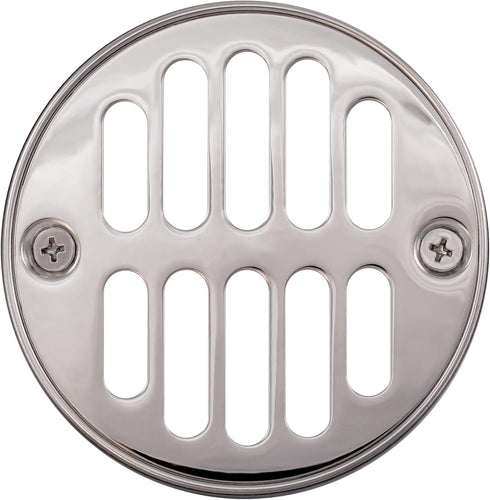 Westbrass Polished Chrome Shower Strainer Set with Screws, Grill and Crown, D312-26