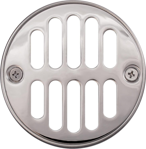 Westbrass Polished Chrome Shower Strainer Set with Screws, Grill and Crown, D312-26