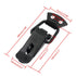 Zorfeter Stainless Steel Spring Loaded Toggle Lock Clasp, Black, Pack of 2 with Mounting Screws
