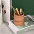 Eiyye Handmade Rattan Pencil Holder - Makeup Brush Holder, Wicker Pen Organizer for Office & Home Desktop