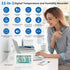 WEIRUSE 260000 Sets 5 Indoor Temperature and Humidity, Two sensors Inside and Outside USB Export of Data Storage, high