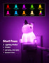L LOHAS LED Plug-in Night Light for Kids, Cute Color Changing LED Night Light with Dusk to Dawn Sensor, Christmas