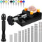 37 Pieces Hand Drill Tool Set, Pin Vise Hand Drill, Mini Twist Drill Bit for Craft Carving Resin DIY Jewelry