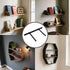12" 5.9"/150mm Dnyta Heavy Duty Floating Shelf Bracket, Hidden Brackets for Floating Shelves, Invisible Layer Board