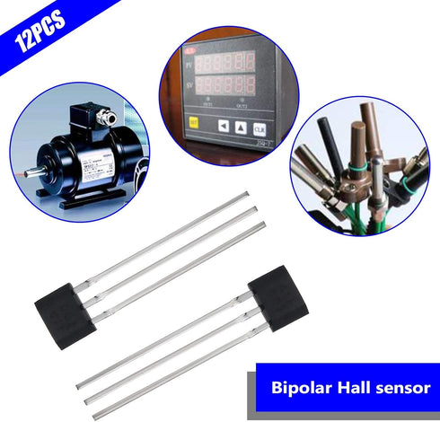 12Pcs 41F TO-92S Bipolar Hall Effect Sensor Magnetic Detector for Electric Vehicle Motor Applications