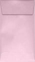 LUXPaper #5 1/2 Coin Envelopes | Peel & Press | 3 1/8" x 5 1/2" | 50 Qty Rose Quartz Metallic 81lb. Text
