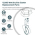 12293 Replacement Caster Wheel for Wet Dry Vacuums Compatible with Ridgid DeWALT Craftsman Shop Vac