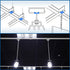 MorningRo 12 15/16 Inch Pcs Spring Steel T Bar Ceiling Clips, Drop Ceiling T Bar Clip with Wing Nut, Electrical Fixture