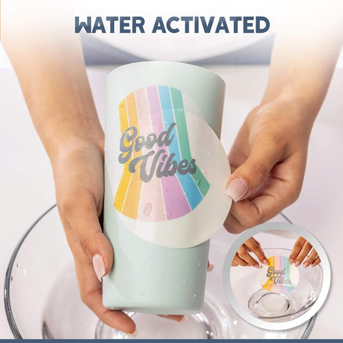 Hayes Paper Waterslide Decal Paper LASER CLEAR, 20 Sheets Premium Water-Slide Transfer A4 Size
