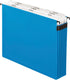 Pendaflex 59225 Nine-Section Hanging Folder, Blue, 5 1/4", 1/5 Tab, Tabs and Labels, Letter Size