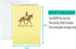 Horse Jumping Equestrian 3D Pop Up Greeting Card for All Occasions - Birthday, Love, Sports, Retirement