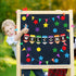 Whaline 57 Pieces Colorful Pencil Design Welcome Bulletin Board Set Back Banner Star Dots Shape Cutouts for Classroom