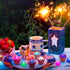 6H 7 Set 24 LANKER Flameless Candles with Timer, Color Changing LED Tea Lights, Romantic Long Lasting Battery Operated