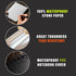 WAFJAMF Waterproof Notebook, 3" x 5" All Weather Pocket Notepad, 80 Waterproof Lined Pages, Black - 2 Pack