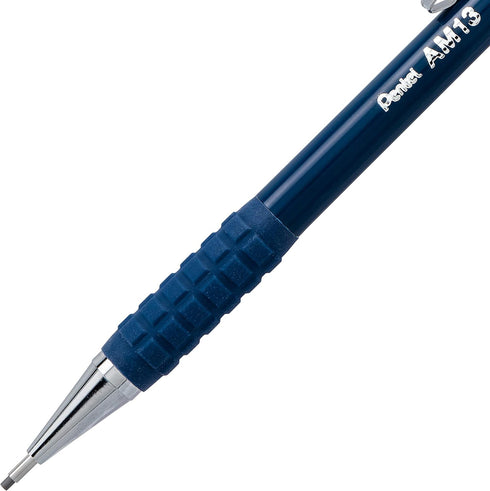 Pentel Arts Sharp HD Mechanical Pencil, 1.3mm, Dark Blue Barrel, Super Hi-Polymer Lead Refill (AM13PABP)