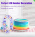 0 Mermaid Birthday Party Decoration LED Glowing Numbers Mermaid Number Light Up Number Light up Sign Digital Lights