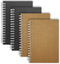 Small Spiral Notebooks 4 x 6 Inch - 4 Pack Mini Pocket Memo Notepads, 50 Sheets per Pad, Perfect for Notes and Lists