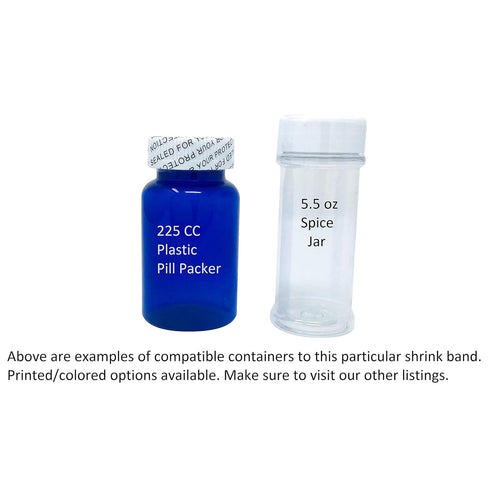 Shrink Band Assorted Sample Pack for Bottles and Containers (Medium)