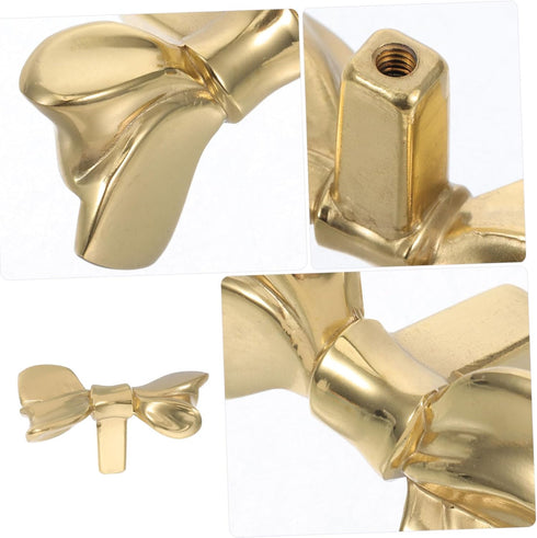 OUNONA Drawer Handles Decorative Gold Pulls for Cabinets Wardrobes Shoe Cabinets and Bedside Tables Stylish Butterfly