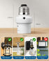 E26/E27 2 Pack, DEWENWILS Light Sensor Socket, Socket Adapter, Automatic Dusk to Dawn, Double Sensors for Porch/Wall