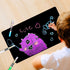 Magnetic Dry Erase Board Sheet 17x11" for Fridge, Small Refrigerator Magnet Whiteboard, 3 Chalk Markers & Eraser