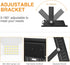 20W IP66 6500K 1400Lm 120 LED Flood Lights Outdoor, Waterproof Security Lights Fixture, Hardwired Wall Lamp, Ultra Thin