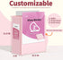 SUNEE 3 Inch Clear View Binder, PVC-Free Three Ring Binder for School or Office Supplies, Assorted Pastel, 4 Pack