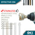 ORXPLUS TOOLS Deburring External Chamfer Tool, TUNGSTEN Blade, Deburring Drill Bit for Stainless Rod, Thread, Pipe