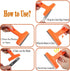 VIMI 20 4 inch-2 Razor Blade Scraper,Paint Scraper Glass Scraper Tool with Extra Replacement Metal Blades Window