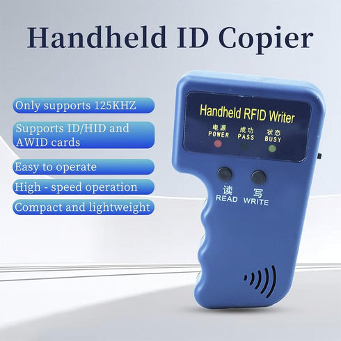 Generic 125KHz T5577 EM4305 (2 RFID Reader Writer Handheld RFID Writer Copier Smart ID car d Duplicator Used