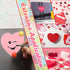 Kosiz 4800 Sheets Valentine's Day Heart Shape Sticky Note 3 x 3 Inch, 4 Colors Red Pink Cute Memo Pads for School Office